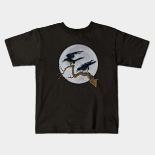 Crows in a tree Kids T-Shirt